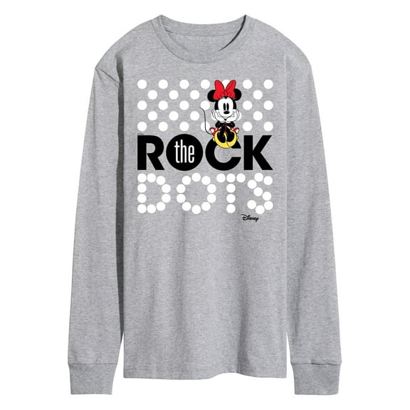 Disney - Mickey & Friends - Minnie Mouse - Rock the Dots - Men's Long Sleeve T-Shirt