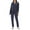 16# Navy, variant on Womens Scrub Sets Stretch 2 Piece Uniforms Suit Nursing Fitted V Neck Top with Jogger Style Pants Navy S