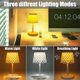 thumbnail image 5 of Solar Powered 5-in-1 Rechargeable Table Lamp Waterproof Outdoor Garden Patio Lawn Dorm Light - Black, 5 of 5