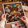 thumbnail image 4 of Christmas 5D Diamond Painting Kit Santa Claus 11.81X11.81 Inch Frameless Diy Craft Decoration, 4 of 4