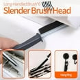 LaGalian 16-Piece Crevice Cleaning Brush Set - Grout Cleaner & Detail Scrubber Kit For Windows, Tiles, Stove (Includes Hooks)