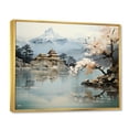 thumbnail image 2 of Designart "Asian Art Imperial horizon II" Asian Floater Framed Canvas Wall Art, 2 of 7