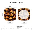 thumbnail image 5 of Vsdgher Cartoon Pizza Couch Cushion Covers, Non-Slip Sofa Seat Cushion Slipcovers, Soft Couch Covers（Don't include seat cushion）Two Pieces, 5 of 7