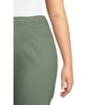 thumbnail image 2 of JMS Just My Size by Hanes Women's Plus Snap Hem Pull On Cropped Pants, 23" Inseam, Sizes 0X-4X, 2 of 6