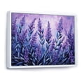 thumbnail image 3 of Designart "Serenity of Lavender I" Oversized Floral Framed Wall Art - Traditional Purple Herbs Hallway Framed Wall Art Decor, 3 of 7
