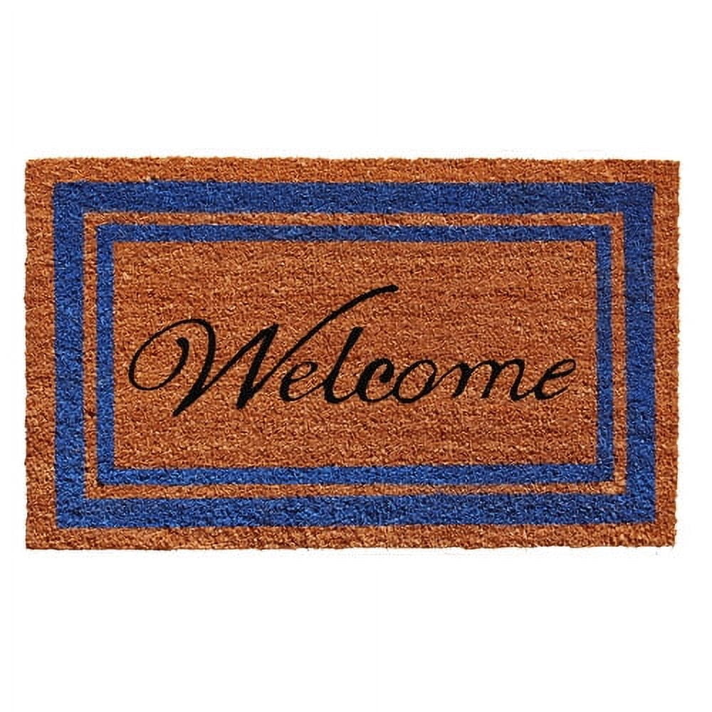 Home & More Border Welcome Coir Outdoor Doormat
