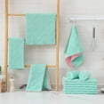 thumbnail image 4 of 18 Pack Kitchen Towels(10.7" x 6.3", Green&Pink),kitchen wash cloths for dishes,Super Soft and Absorbent Dish Towels,Coral Velvet Microfiber Cleaning Cloth, 4 of 9