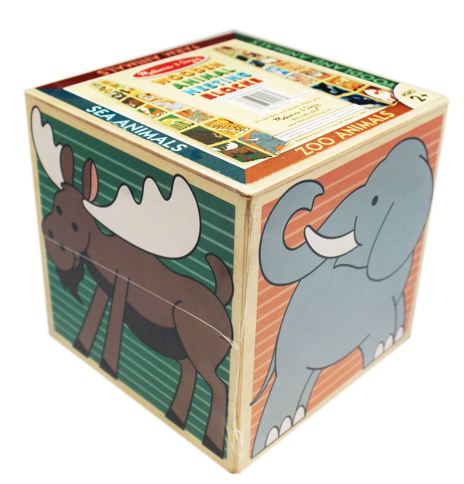 Melissa & Doug Wooden Animal Nesting Blocks (8 Blocks)