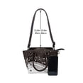 thumbnail image 4 of Lsque Piano Keys With Musical Notes Pattern Leather Rivet Shoulder Bag – Elegant Genuine Leather & Microfiber PU Crossbody with Detachable Adjustable Strap, 4 of 5
