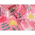 thumbnail image 2 of Toddler Jacket with Hooded Cartoon Lightweight Baby Girls Boys Spring Easter Rabbit Windbreaker Outerwear for Kids 3-4T, 2 of 9