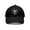 Black / Black patch, variant on TESLA Dad Hat with Leather Patch (Round)