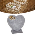 thumbnail image 4 of Monumento De Animales, Lápida Para Mascotas En Forma De Corazón, Decoración De Jardín Al Aire Libre, Adornos De Pie, Grabado De Memoria Para Amantes De Las Mascotas, 4 of 7