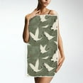thumbnail image 4 of Flock Of Cranes Flying Face Towel Absorbent Hand Towels Bath Sport Gym, 4 of 5