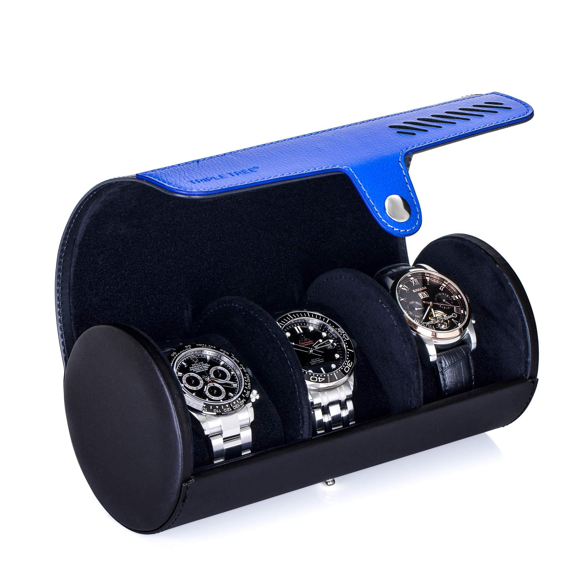 TRIPLE TREE丨Watch Roll Travel Watch Case for 3 Watches