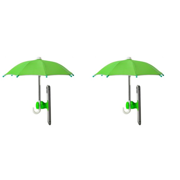 Phone Umbrella Stand, 2025 New Sun Shade Mini Umbrella for Cell Phone with Adjustable Fist Style Suction Cup, 10.63*8.66 Inch Universal Anti-Glare Sun Visor for Outdoor