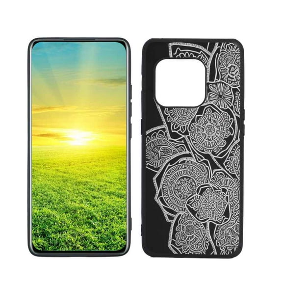 Compatible with OnePlus 10 Pro 5G Phone Case, Mandala-115 Case Men Women, Flexible Silicone Shockproof Case for OnePlus 10 Pro 5G