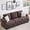 Brown, variant on 89 in Chenille 3-Seat Sofa, Deep-Seat Couch with Cup Holders and Side Pockets for Apartment Lounge, Blue