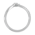 thumbnail image 2 of 1/4 Carat Diamond Wedding Band Guard Ring Enhancers in 14K White Gold( Ring Size 4.75) (SI1-SI2 Clarity) - IGI Certified, 2 of 7