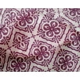 thumbnail image 5 of oneOone Silk Tabby Plum Fabric Mosaic Craft Projects Decor Fabric Printed By The Yard 42 Inch Wide, 5 of 6