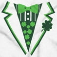 thumbnail image 2 of Irish Leprechaun St Pattys Day Tuxedo Men's Big & Tall Crewneck Graphic Tee Brisco Brands 4X, 2 of 5