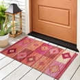 thumbnail image 5 of Addison Rugs Indoor/ Outdoor Sonora Boho Medallions Washable Rug 1'8" x 2'6" - Pink, 5 of 5