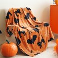 thumbnail image 5 of (2 pack) Cozy Comfort Halloween Fleece Throw Blanket, Printed Bat Decorative Blanket for Couch, 50x60 inches, 5 of 7