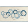 thumbnail image 3 of Authentic Hotel and Spa  Turkish Cotton Circles Embroidered Teal Blue 8-piece Towel Set, 3 of 4