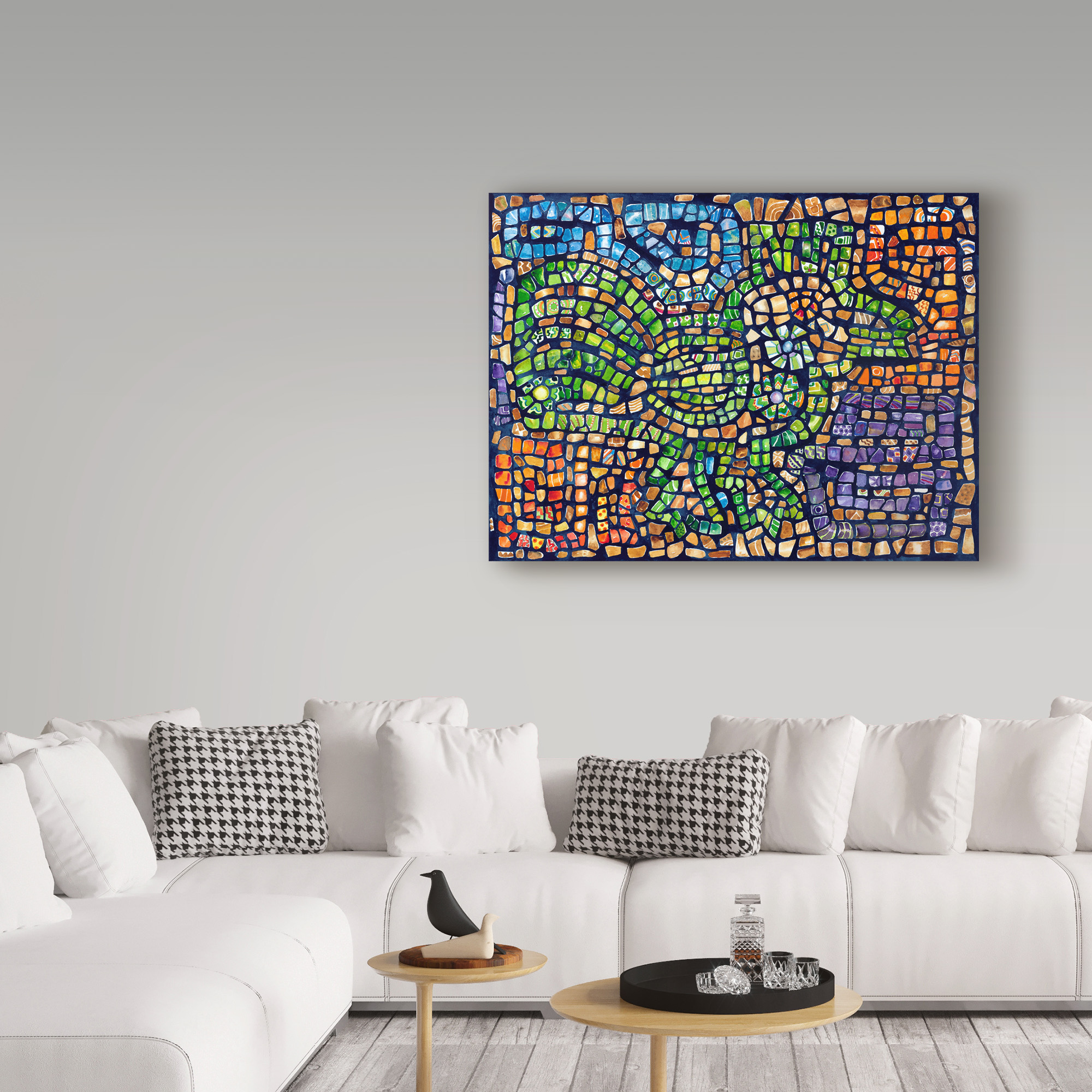 Trademark Fine Art 'Mola 2' Canvas Art by Charlsie Kelly