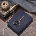 thumbnail image 3 of Small Precision Craft Scissors, 3.7" Thread Cutters For Embroidery Sewing Home Office Students (1 Piece, Vintage Bronze) Banmo, 3 of 5