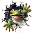 thumbnail image 1 of Multifunctional Halloween Stickers 3D Window Decals Removable Bathroom Face Decorations Self- Toilet Stickers for Various Scenes, 1 of 6