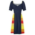 thumbnail image 6 of New Houston Throwback-Texas Champ Jersey Flag Dress Clothing female summer dresses, 6 of 7