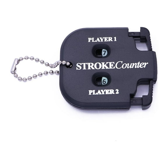 GETAJGHSD Golf Stroke and Putt Score Counter Black with Chain for Convenient Carry