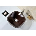 thumbnail image 3 of ANZZI Vonu 16.1" High Tempered Glass Vessel Bathroom Sink - Rich Timber, 3 of 6