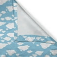 thumbnail image 6 of Ambesonne Blue Valance & Curtain, Clear Summer Sky Pattern, 55"x24", Sky Blue White, 6 of 6
