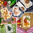 thumbnail image 5 of Efavormart 25 Pcs - Stylish Sustainable Birchwood 8" Rectangle Plate, 5 of 11