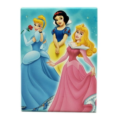 Disney Princess Cinderella, Snow White and Aurora Blue Rectangle