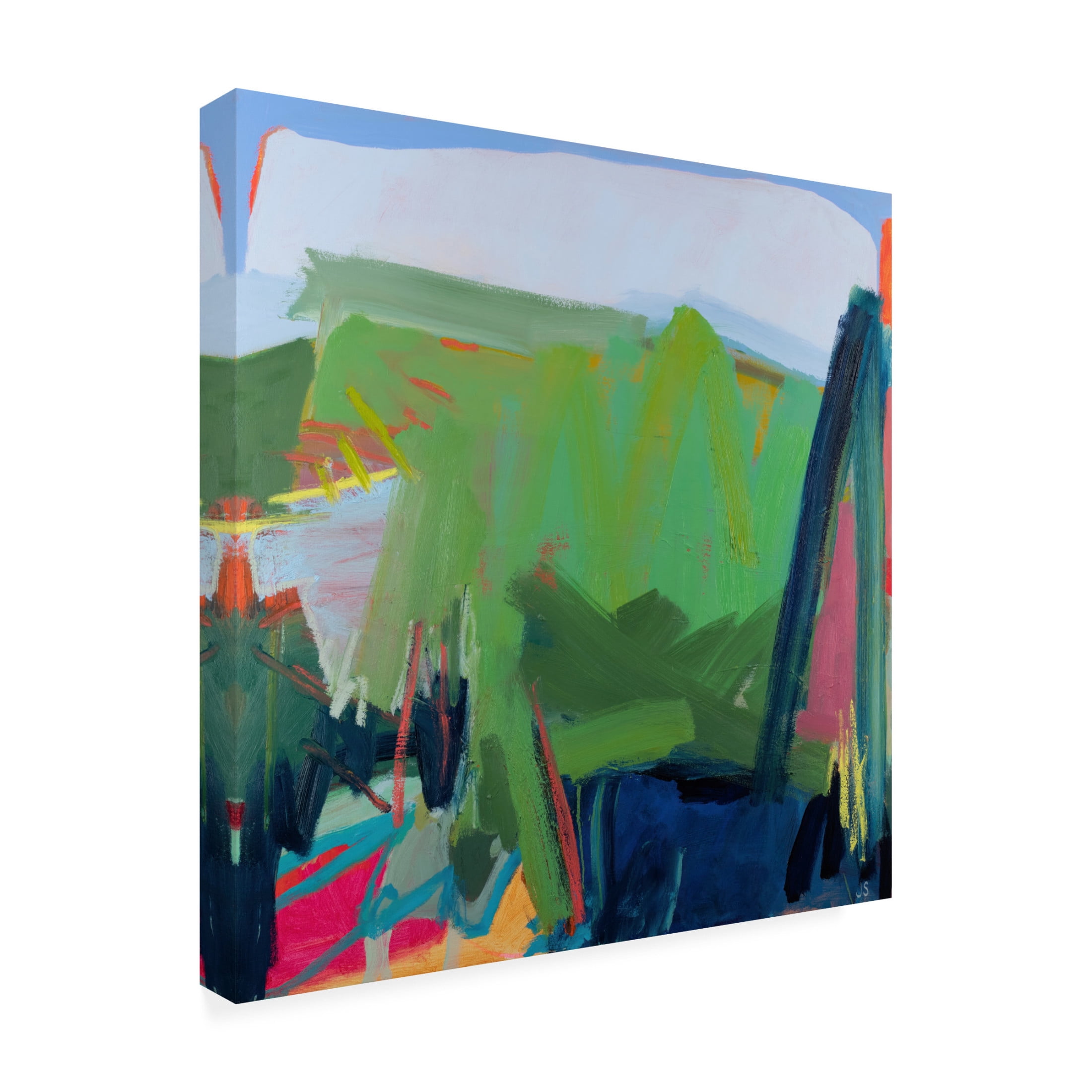 Canvas Wall Art - Jessica Singerman 'Wild In The Heaven of Earth' Wall Art for Living Room, Bedroom, or Office Décor by Trademark Fine Art - 35 x 35 Inches