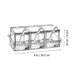 thumbnail image 2 of Clear Condiment Organizer Acrylic Seasoning Container for Household Use Kitchen Accessories Transparent 1 Set, 2 of 4