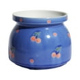 thumbnail image 7 of Flowerpot Decorative Ceramic,Flower Pattern Planter Pot, 7 of 7