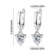 thumbnail image 3 of Pendientes de Circonita de Amor para Mujer, Anillo con Colgante de Corazón, Collar con Tres Piezas Separadas, 3 of 3