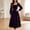 Purple, variant on Morttic Women's Velvet Square Neck Puff Long Sleeve Lace Trim A-Line Midi Dress Fall Winter Wedding Guest & Holiday Outfit White,S