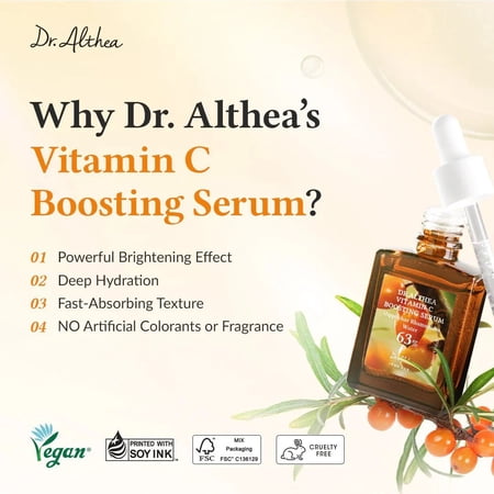 Condition photo showing New/Like New for dr.althea vitamin c boosting serum - 1.01 oz
