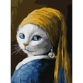 thumbnail image 4 of Painting by Numbers kit Cat with a pearl earring KHO6687, 4 of 6