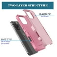 thumbnail image 3 of For iPhone 16 Pro Case 5G 2024, Sturdy Phone Case for Apple 16 Pro 6.3 inch ,Njjex Shockproof Heavy Duty Armor Hard Plastic & Rubber Rugged Bumper 2-in-1 Case Cover -Rose Gold, 3 of 6