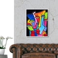 thumbnail image 4 of Cuadros Decorativos Cuadros coloridos DIY, arte al óleo sobre lienzo, diseño abstracto, pintura por Kit de números Ndcxsfigh Nuevos Originales, 4 of 9