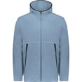 thumbnail image 2 of Augusta Sportswear B29634096 Eco Revive Polar Fleece Hooded Full-Zip Jacket, Storm - Extra Large, 2 of 7