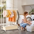 thumbnail image 5 of Perchero MISSLO para niños con cesta para guardar vestidos, color blanco, 5 of 5