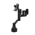 thumbnail image 4 of de portavasos para automóvil con soporte para teléfono Rotación de 360  degree Base ajustable retráctil Organizador de automóvil Soporte para Gris sin portavasos, 4 of 7