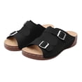 thumbnail image 6 of Viluyesy Womens Slide Sandals, Soft Sole Slip-On Wide Width 2026 Ladies Summer Comfortable Shoes Black US6, 6 of 7