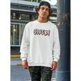 thumbnail image 2 of Jordan Text Sweatshirt Men -SPIdeals Designs, Male Small, 2 of 4
